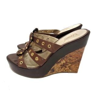 Carlos Santana Cargo Platform Wedges